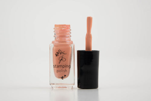 #065 Bambina Peach | Clear Jelly Stamping Polish