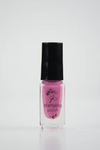 #071 Flirty Flamingo | Clear Jelly Stamping Polish