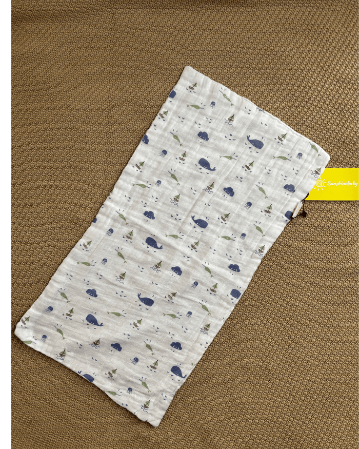 100% Muslin Cotton Hand Towels (25*50cms)Pack of 3