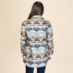 10630 - Aztec Print Shacket with Pockets
