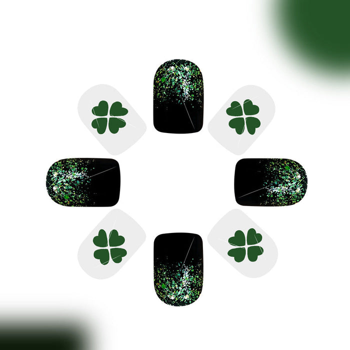 12 Sizes-24 Pcs Press On Nails C824
