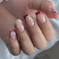 12 Sizes-24 Pcs Press On Nails JP3745