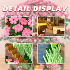 2138Pcs Cherry Blossom Sakura Tree Building Blocks Toy