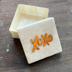 3" Square Capiz Trinket Box