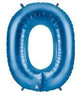34" Large Foil Number Balloon (Blue) - USA Party Store