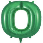 34" Large Foil Number Balloon (Green) - USA Party Store