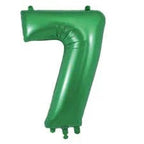 34" Large Foil Number Balloon (Green) - USA Party Store