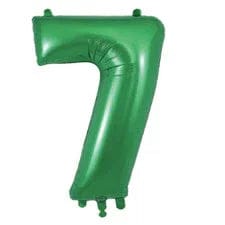 34" Large Foil Number Balloon (Green) - USA Party Store