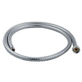 4 3/8" Male x 3/8" Female Chrome Plated Flexible Hose - Franklins