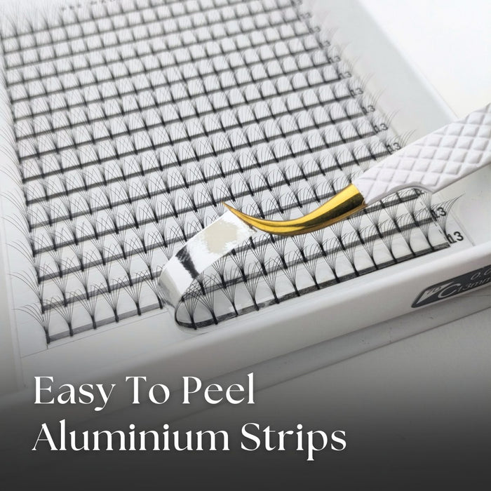 Long Stem Premade Fan Easy to Peel Aluminium Strips