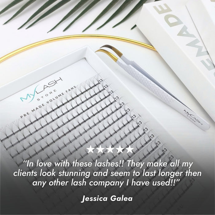 Long Stem Premade Fan Customer Review