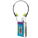 80's Faux Cassette Player With Headphones - USA Party Store