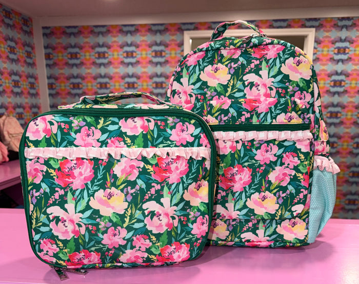 Sugar Bee Peony Floral Standard Backpack