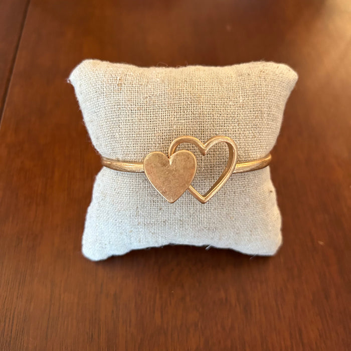 Heart: Small Double / Gold