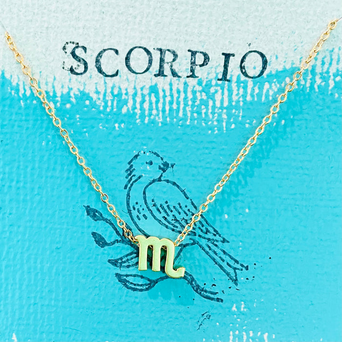 Revelry Jewelry - Zodiac Pendant Necklace