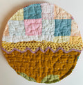 Mojo Quilts and More - Medium Round Fiber Art Pieces