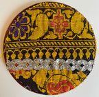 Mojo Quilts and More - Medium Round Fiber Art Pieces