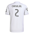 adidas Daniel Carvajal Ramos Real Madrid 25/26 Home Jersey w/ Champions League Patches (White) | SoccerWearhouse