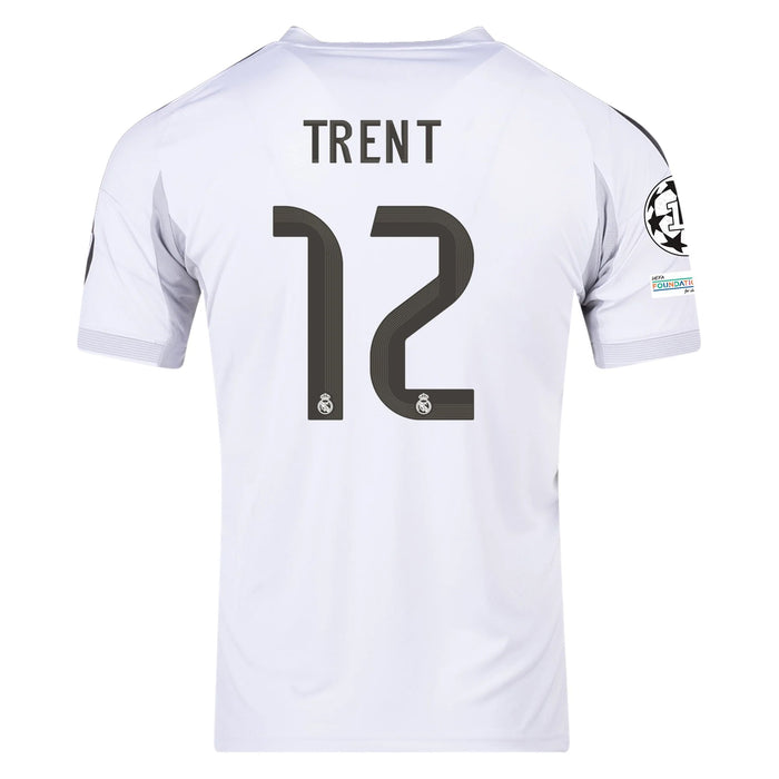 adidas Trent Alexander - Arnold Real Madrid 25/26 Home Jersey w/ Champions League Patches (White) | SoccerWearhouse