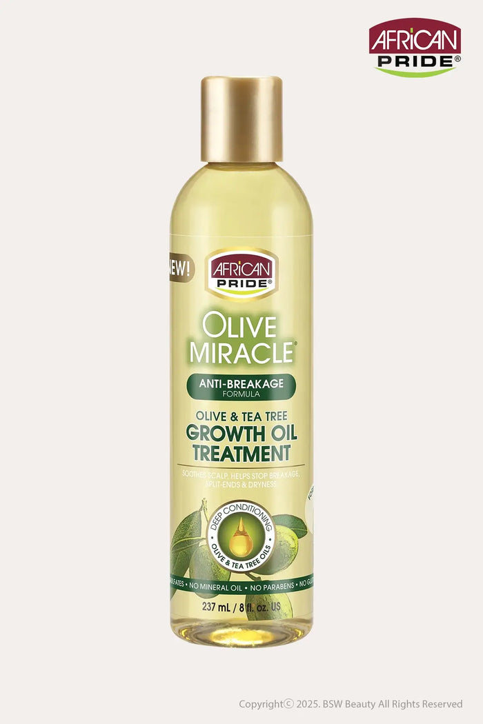 AFRICAN PRIDE OLIVE MIRACLE GROWTH OIL 8oz - BSW BEAUTY CANADA