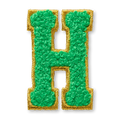 AG™ Letter H Stick-On Patch