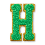 AG™ Letter H Stick-On Patch