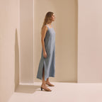 Allure Linen Fugue Dress - Linen Tales Global