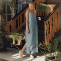 Allure Linen Fugue Dress - Linen Tales