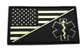 American Flag Medic Patch PVC Glow in the Dark