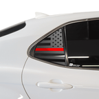 American Flag Rear Side Quarter Window Precut Decal Stickers Fits Toyota Camry 2018 - 2024 - Bogar Tech Designs