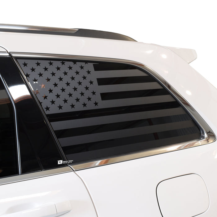 American Flag Window Vinyl Decal Stickers Fits Jeep Grand Cherokee 2011 - 2021 - Bogar Tech Designs
