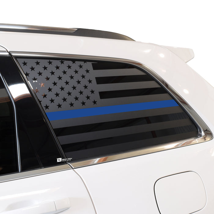 American Flag Window Vinyl Decal Stickers Fits Jeep Grand Cherokee 2011 - 2021 - Bogar Tech Designs