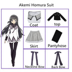 Anime Madoka Magica Puella Magi Madoka Magica Akemi Homura & Kaname Madoka Cosplay Costume