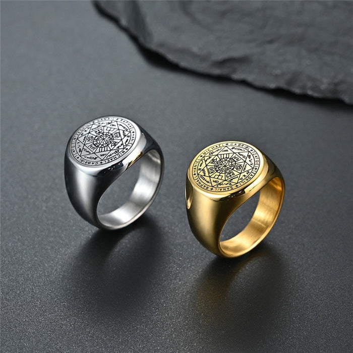 Anime Prop Gold Silver Stainless Steel Elf Ring
