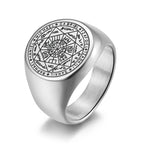 Anime Prop Gold Silver Stainless Steel Elf Ring