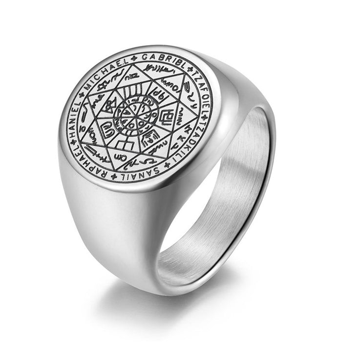 Anime Prop Gold Silver Stainless Steel Elf Ring
