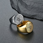 Anime Prop Gold Silver Stainless Steel Elf Ring