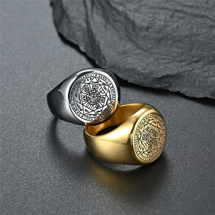 Anime Prop Gold Silver Stainless Steel Elf Ring