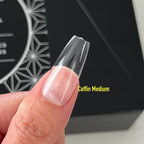 APRES GEL-X NATURAL COFFIN MEDIUM BOX OF TIPS - PRO (600PCS)