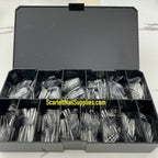 APRES GEL-X NATURAL COFFIN MEDIUM BOX OF TIPS - PRO (600PCS)