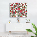 Art print on canvas 'Strawberry Friends' by C.Cambrea — detail view