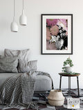 Art print on paper 'C Floral 06' by C.Cambrea — floral abstract wall art