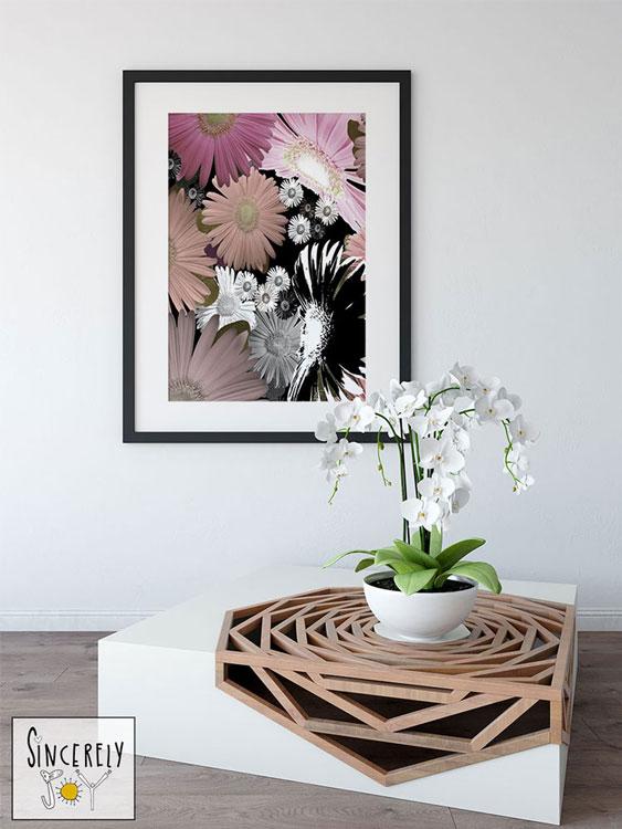 Art print on paper 'C Floral 06' by C.Cambrea — close-up