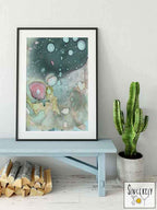 Art Print Download 'Organic in Blue 02'