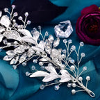 Wedding Hair Accessories - Pearl and Crystal Bridal Headband - Available in Silver and Gold