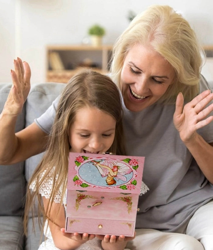 BALLERINA MUSIC BOX - Jewelry Box for Girls with Dancing Figurine