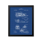 Barber Motor Driven Hair Clipper Patent Print