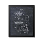 Baseball Base Patent Print