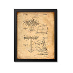Baseball Base Patent Print