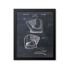 Baseball Glove Patent Print